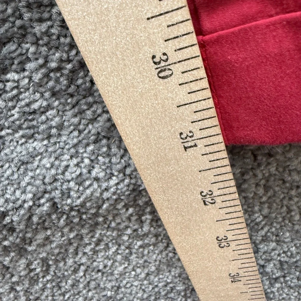 Bills Khakis Mens M2 Standard Fit Red Cotton Stretch Pants Model 2 Size 42 NEW